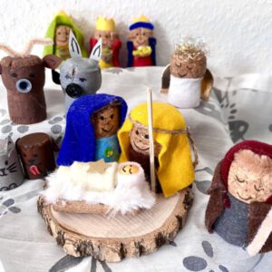 Kreativkurs - Korken-Krippe
