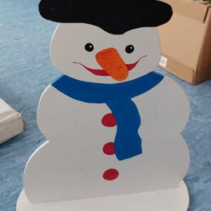Holzaufsteller "Schneemann"